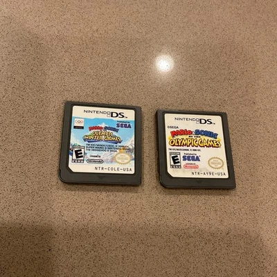 Mario & Sonic at the Olympic + Winter Games Lot Bundle Nintendo DS Authentic - Image 1 of 4