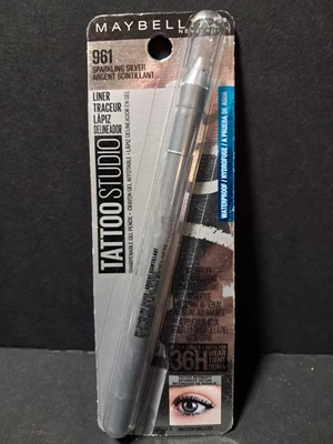 Maybelline Tattoo Studio Liner 961 Sparkling Sliver Gel Pencil 36 Hour Eyeliner - Image 1 of 2