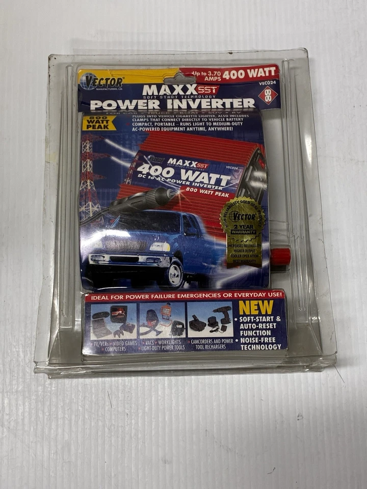 Vector VECO24 800 Maxx SST 400 Watt DC to AC Power Inverter
