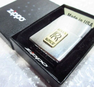 Nuevo Encendedor Zippo ROLLOS ROYCE Emblema de Automóvil con Estuche - Imagen 1 de 3
