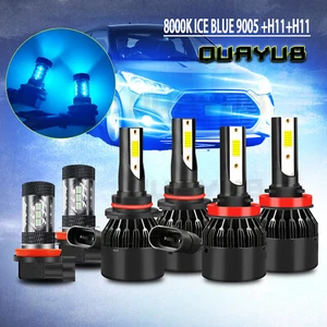 For Toyota Camry 2007- 2014 LED Headlight Bulbs Kit High Lo Beam Fog Light 8000K - Picture 1 of 12