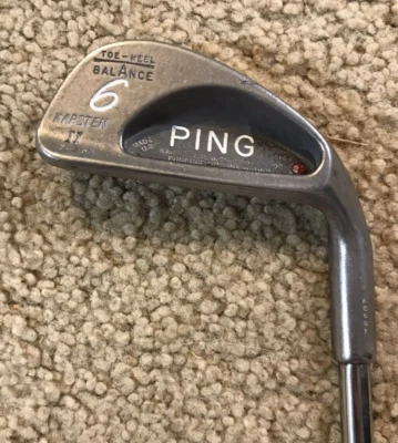 Ping Karsten II 6 Iron Red Dot, RH, Right Hand, Regular Steel Shaft, Needs Grip - Image 1 of 4