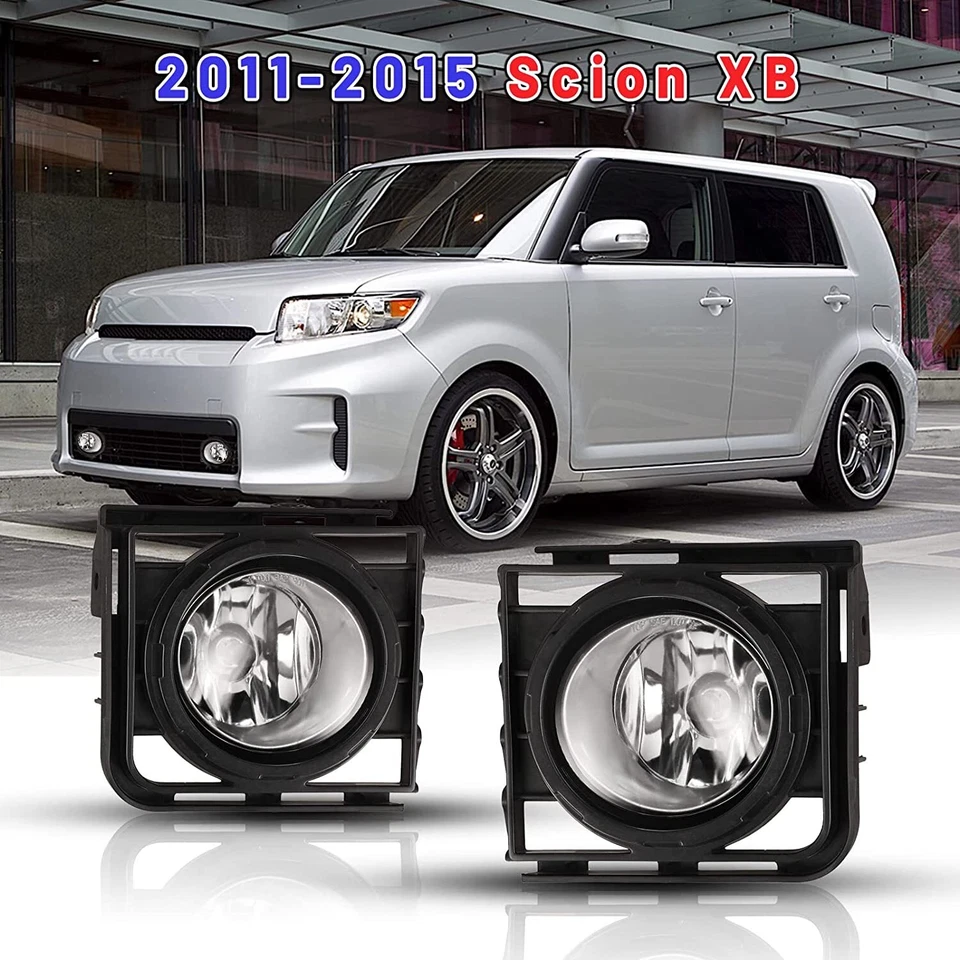 Pair Fog Lights for Scion xB 2011 2012 2013 2014 2015 H11 w/ Bubls Driving Lamps - Imagem 1 de 4