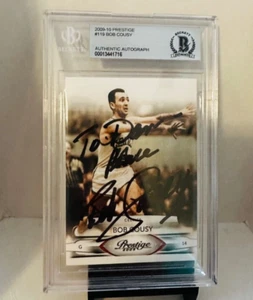 Bob Cousy AUTOGRAPHED 2009 -10 PRESTIGE #119 BASKETBALL CARD BAS AUTO BECKETT - Picture 1 of 3