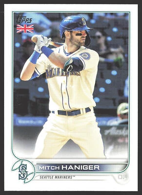 2022 Topps UK Edition #104 Mitch Haniger - Image 1 of 2
