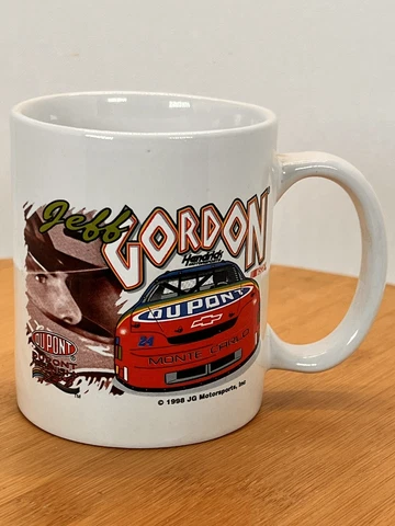 Vtg Jeff Gordon Vintage Nascar Coffee Mug 1997 JG Motorsports Inc Racing #24 Cover