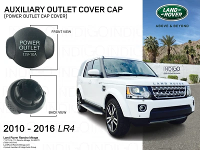 Land Rover LR4 Accesorio Auxiliar Toma de corriente Tapa Cubierta Original OEM LR000763 Foto 1 de 2