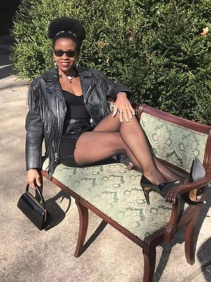 Rare Fringe Custom weathered motorcycle Black Leather coat bolero jacket  XS-S  - Image 1 of 4