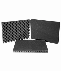 Koffer einlagen Noppen Raster Schaum stoff SET ca. 46x33x17 cm (69344) - Bild 1 von 3