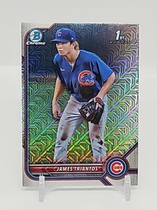James Triantos 2022 Primer Bowman Cromo MOJO REFRACTOR Chicago Cubs RC 🔥 - Imagen 1 de 10