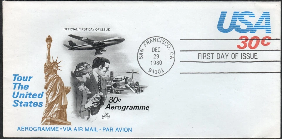 US Scott #UC53 FDOI Letter Sheet - Image 1 of 1