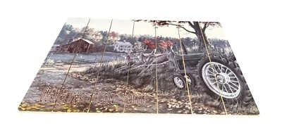 Welcome To Our Farm Slat Wood Wall Sign By Countryside Products 24x16” Decor - Image 1 of 4