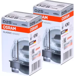 2 Bulb Xenon D2s 35w Osram Xenarc 66240 Audi A3 8L 1996-2003 - Picture 1 of 1