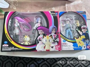 S.H.Figuarts Ash Satoshi & Team Rocket Limited Edition Pokemon Figure Bandai New - Picture 1 of 7