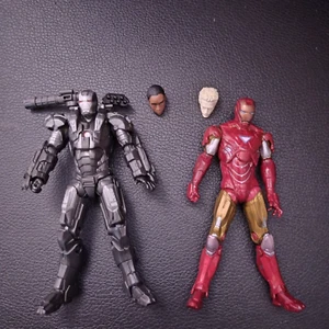 Marvel Legends Universe MCU Iron Man 2 WAR MACHINE & IRON MAN 3.75 inch LOOSE - Picture 1 of 3
