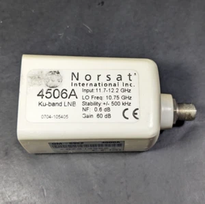 Norsat Ku-band Satellite LNB 4506A | 11.7-12.2 GHz, +/- 500 kHz Stability - Picture 1 of 7