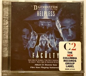 D GENERATION HELPLESS 1 RARE PROMO CD SINGLE CSK 41472 COLUMBIA 1998 JESSE MALIN - Bild 1 von 3