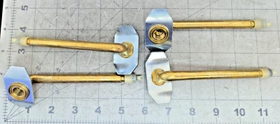 (4) Screw On Truck Tire Tube Repair Valve Spud .482” - 26 Thread TR1175A [B7S3] - Image 1 of 4