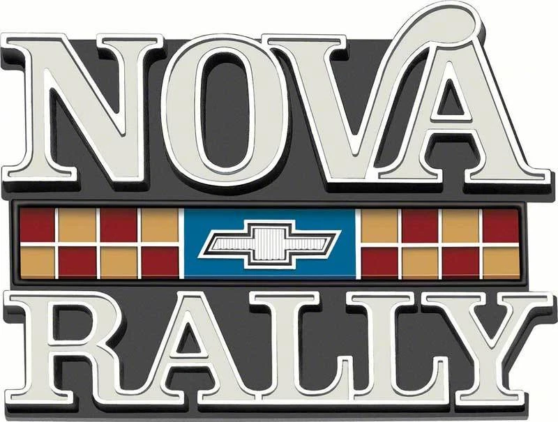 1977-79 Chevy II/ Nova Fender Emblem "NOVA Rally" New - Image 1 of 1