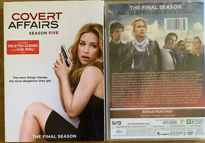 DVD NEW: Covert Affairs (5th Season) - 2010 Action Drama Series, Region 1 - Image 1 of 3