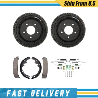 Zapatas de freno y resorte de herrajes tambores traseros para Chevrolet C10 Suburban 1971-1975 Foto 1 de 4