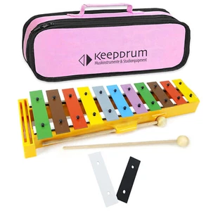 Sonor GS PLUS Glockenspiel mit 2 zusätzlichen Klangstäben und Tasche Pink - Picture 1 of 10