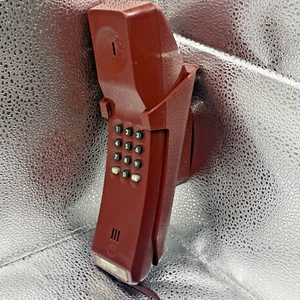 Retro 1980s BT Inphone -Slimtel H2 bordowy telefon przewodowy Retro telefon ścienny - Zdjęcie 1 z 7