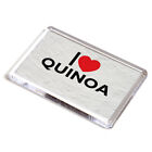 Fridge Magnet - I Love Quinoa - Novelty Food & Drink Gift