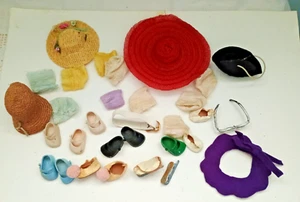 Lot of VTG Vogue Ginny doll shoes hats glasses - Picture 1 of 8