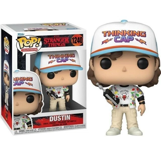 Funko Pop! TV: Stranger Things - Dustin #1240 Figurina di Vinile (62394)