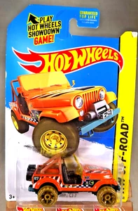 2015 Hot Wheels Treasure Hunt #101 HW Off-Road-Jungle Rally JEEP CJ-7 arancione - Foto 1 di 5