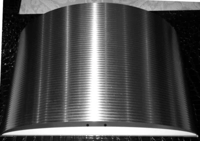 БРА НАСТЕННОЕ АРТ ДЕКО ЛАМПА ИЗ НЕРЖАВЕЮЩЕЙ СТАЛИ СОВРЕМЕННЫЙ СВЕТ 12 дюймов Half Moon - Изображение 1 из 4