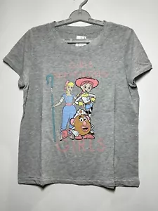 Women's Disney Toy Story Short Sleeve Girls Supporting Girls Graphic T-Shirt XS - Picture 1 of 3