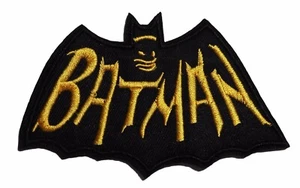 Batman 1960's TV Series Cape and Name 3 1/2" Wide Embroidered Patch - Picture 1 of 1