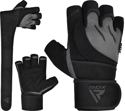 Weight Lifting Gloves by RDX, Powerlifting,Workout Gloves for Men, Wrist Support