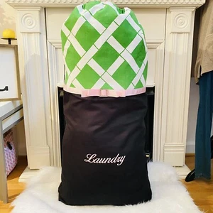 Green Lattice Laundry Bag By Royal Accessories  - Picture 1 of 5