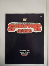 Original WWF WWE Survivor Series Program (November, 1987) Hogan, Andre