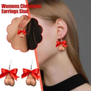 ^>2PC Kreative Weihnachtskugeln Ohrringe Valentinstag Mädchen Geschenke - Bild 1 von 11