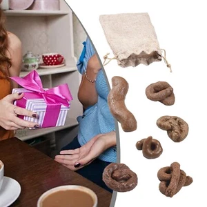 Realistischer Poop Fake Hundehaufen Gummi Mit Tasche Simulierter Hocker - Bild 1 von 8