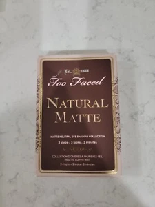 Too Faced Natural Matte Eye Neutral Eye Shadow Collection Palette New - Picture 1 of 2