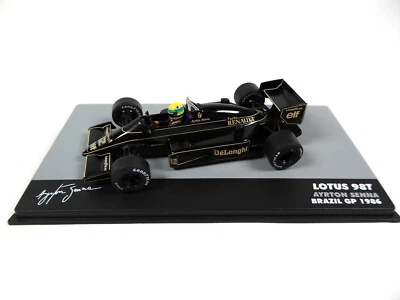 Formule 1 Lotus 98T Ayrton Senna Brazil GP 1986 - 1/43 Voiture F1 711 - Photo 1/4