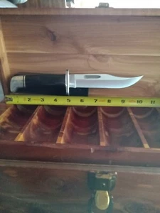 Buck 119BKS Special Fixed Blade Knife With Leather Sheath - Picture 1 of 5