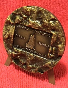Schöne seltene Broze Medaille, APORVELA, Bartolomeu DIAS Caravelle... - Bild 1 von 2