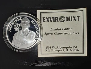 ENVIROMINT Anfernee Hardaway Olympic Dream Team 1oz .999 fine silver NBA Limited - Picture 1 of 2