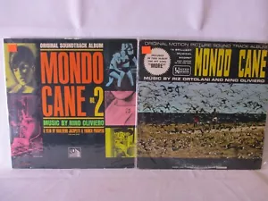 Mondo Cane Record LOT 1 & 2 1963 1964 VG++ Mono LP Riz Ortolani Nino Oliviero - Foto 1 di 7