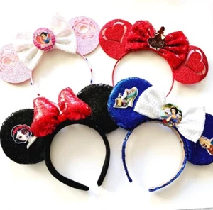 Handmade Hair Bows - Disney Princess - Snow White List #2 Headbands - Bild 1 von 5
