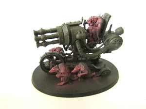 A13 WARHAMMER AOS SKAVEN ARMY - UNDERCOATED RATLING WARPBLASTER - Picture 1 of 5