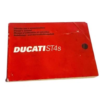 Ducati ST4S Genuine OEM Owners  Manual - Image 1 of 4