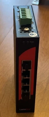 🔥LANOLINX LNX-500A ETHERNET SWITCH 12-48VDC,0.45A, Used,freeship🇺🇸 - Image 1 of 4