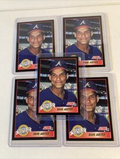 Lot Of 5  1991 Score #880 Dave Justice “Rookie Of The Year” Cards